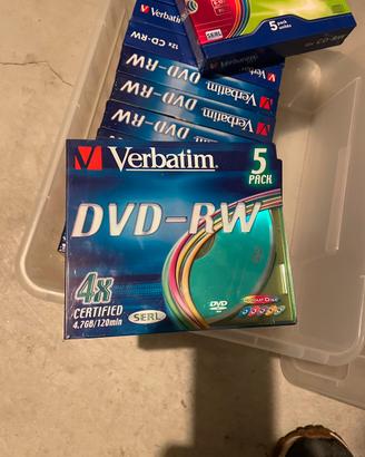 Verbatim DVD-RW 4x e CD- RW 12x