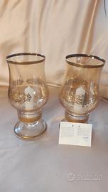 Lampade porta candela di vetro soffiato 