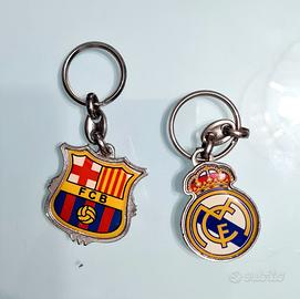 Portachiavi Real Madrid e Barcelona