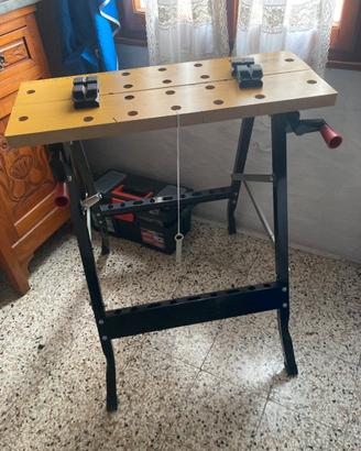 Banco lavoro a morsa Parkside semi nuovo