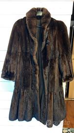 Vera Pelliccia di Visone Femmina color mogano