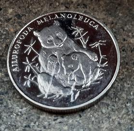 medaglia commemorativa 30 anni WWF panda