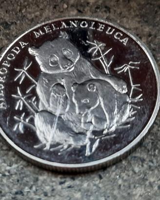 medaglia commemorativa 30 anni WWF panda