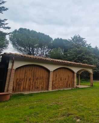 Portoni antichi in legno ad arco