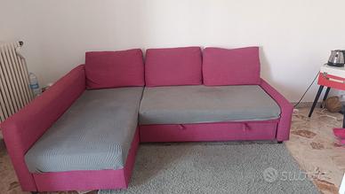 Divano letto 4 posti con chaise-longue
