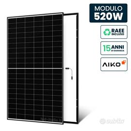 AIKO Pannello Solare 520W TIER-1 N-Type ABC Black