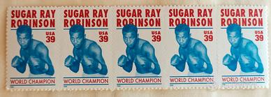 francobolli USA Sugar Ray Robindon
