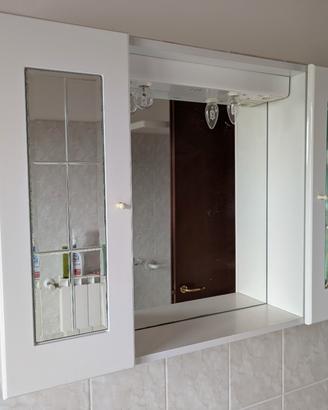 Elegante Specchiera Bagno con Ante "Inglesina" 