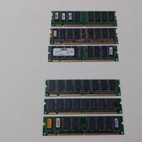 Lotto 3 RAM 64 MB PC100 + 3 RAM 32 MB PC66