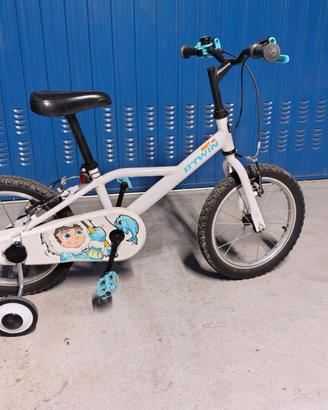 Bicicletta bammbino/a 16 pollici  -  4-6 anni