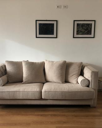 Divano 4 posti beige