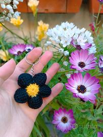 Fiorellino all'uncinetto 100% cotone🧶