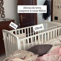 Lettino e materasso
