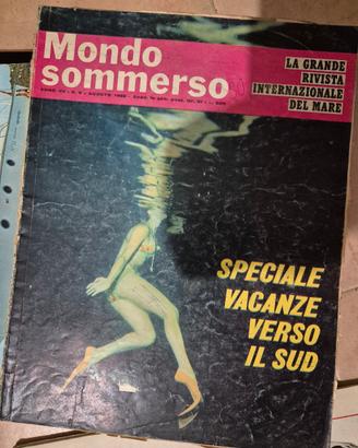 Rivista Mondo Sommerso anni 60