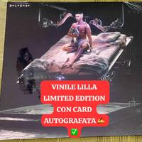 Mahmood vinile autografato lilla nlda