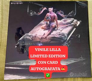 Mahmood vinile autografato lilla nlda