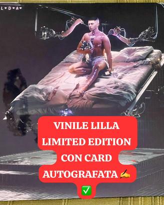 Mahmood vinile autografato lilla nlda