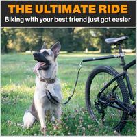 Guinzaglio per cani da bicicletta girevole a 180°