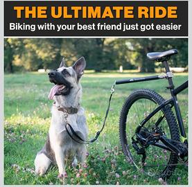 Guinzaglio per cani da bicicletta girevole a 180°