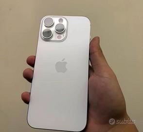 iPhone 16 pro max bianco titanio 256 gb