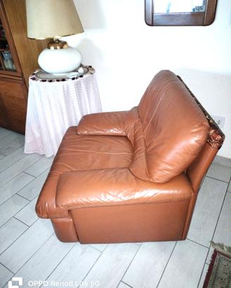 DUE POLTRONE IN VERA PELLE