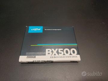 Crucial BX500 SSD 2TB 2.5” SATA III