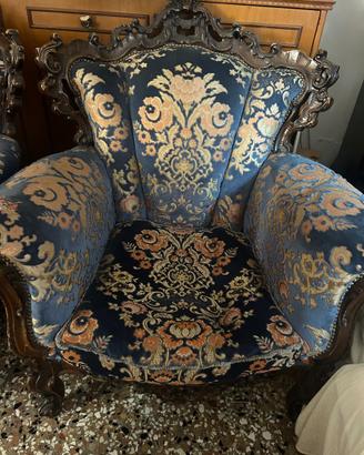 Poltrona stile barocco