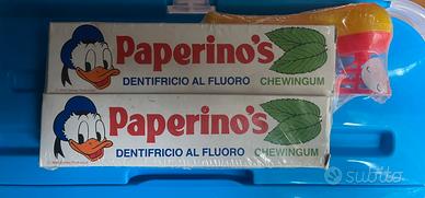 Giochi vecchi dentifricio paperinos nuovo pack