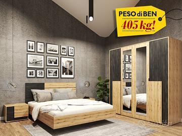 IL DESIGN PIACE MOLTISSIMO! CON 2 ARMADI!