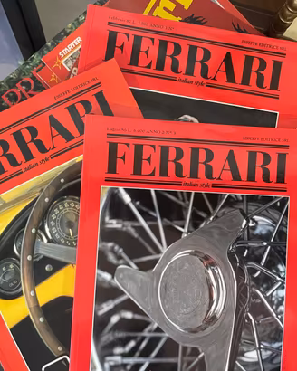 Blocco Riviste  ferrari  e auto d’epoca anni 70