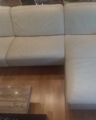 divano pelle panna 