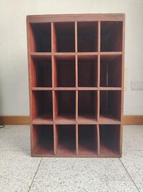 mobile portalettere vintage in legno