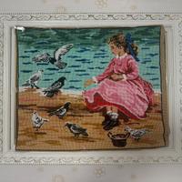 Quadro ricamato a mano