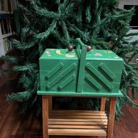 Scatola da cucito con carrello