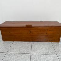 Baule antico legno massello cassapanca