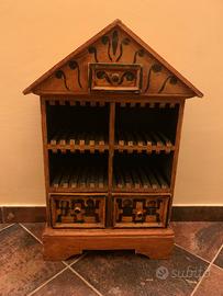 Porta cd con cassetti etnico