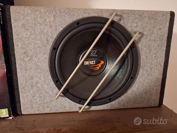 Subwoofer e amplificatore impact