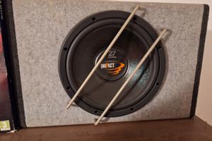 Subwoofer e amplificatore impact