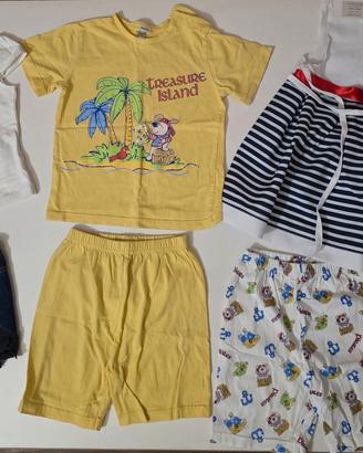 8 pezzi abbigliamento estivo bimba 24/30 mesi
