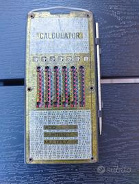 Calcolatrice Meccanica  Tascabile Vintage 