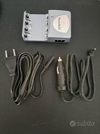 carica batterie compatto da viaggio