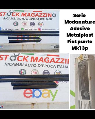 Serie modanature complete Fiat punto mk1 3 porte n