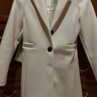 Cappotto donna color panna