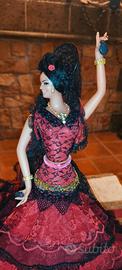 Bambola ballerina di flamenco vintage