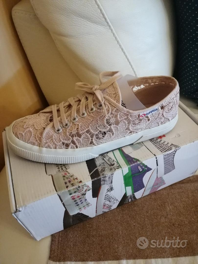 Superga macram rosa tg 40 originali Abbigliamento e Accessori