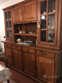 Arte povera Credenza con vetrina come nuova