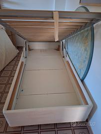 Ikea Sultan 90x200 letto contenitore -TRASLOCO