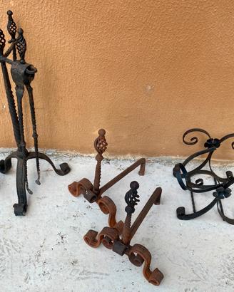 Accessori caminetto in ferro battuto