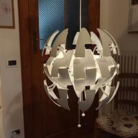 Lampadario IKEA PS2014 + lampadina smart tradfri