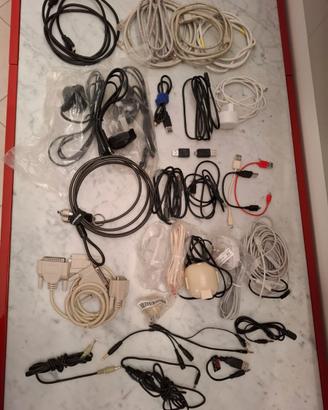 Cavi informatica-audio-video svuotacassetto  In bl